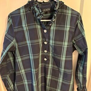 J. Crew Plaid Shirt - Green and Navy